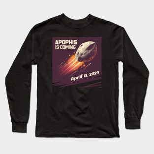 Apophis 99942 April 13 2029 Space Lover Comet Meteor Long Sleeve T-Shirt